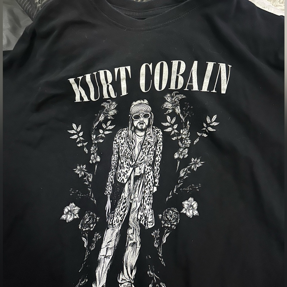 NIRVANA Black/White Graphic Tee